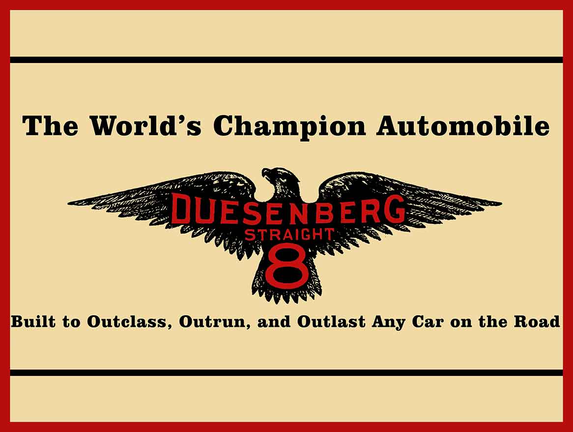 AMI915 - DUESENBERG STRAIGHT 8 RED
