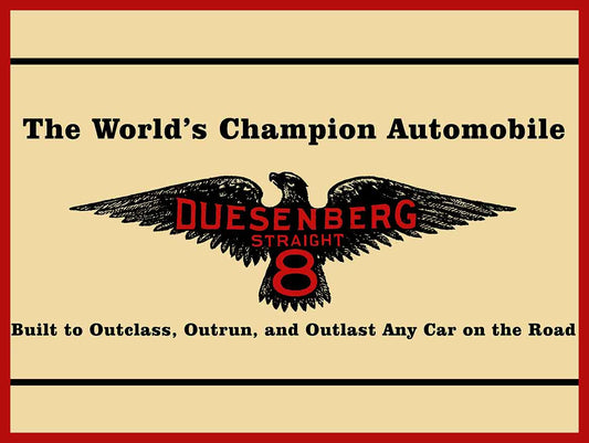 AMI915 - DUESENBERG STRAIGHT 8 RED