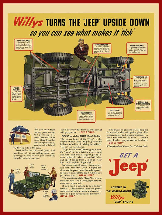 AMI916 - ECHO 1946 JEEP 201 RED