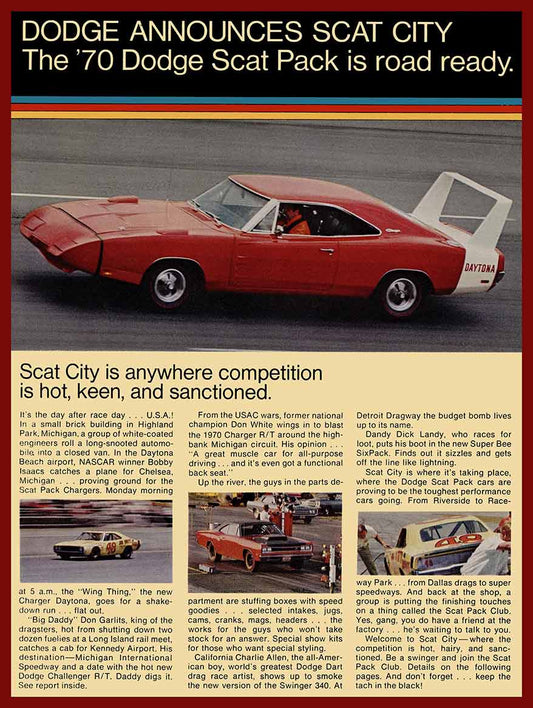 AMI922 - ZULU 1970 DODGE SCAT PACK RED