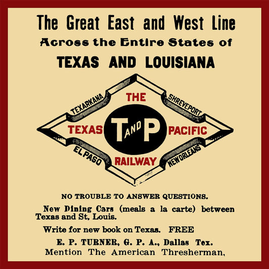 AMI948 - 1905 TEXAS PACIFIC - PLASMA