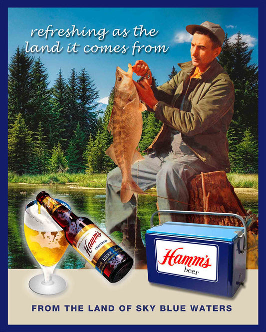 AMI963 - HAMMS BEER FISHING AD - PLASMA