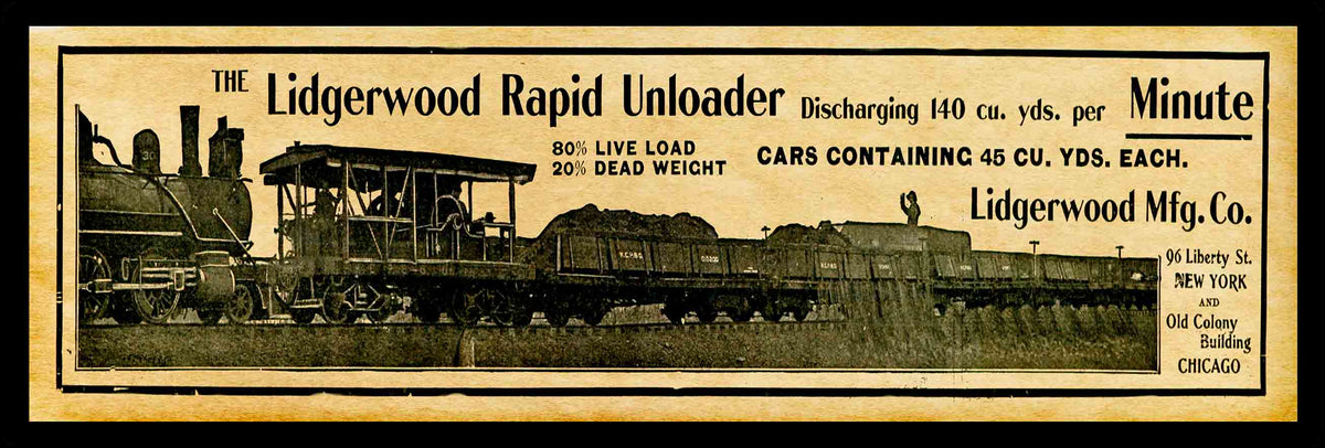 AMI972 - 1901 LIDGERWOOD RAPID UNLOADER - PLASMA