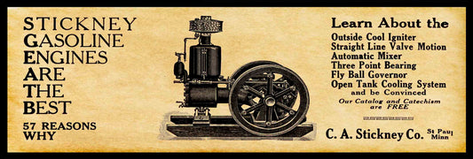AMI973 - 1910 STICKNEY ENGINES LONG - PLASMA