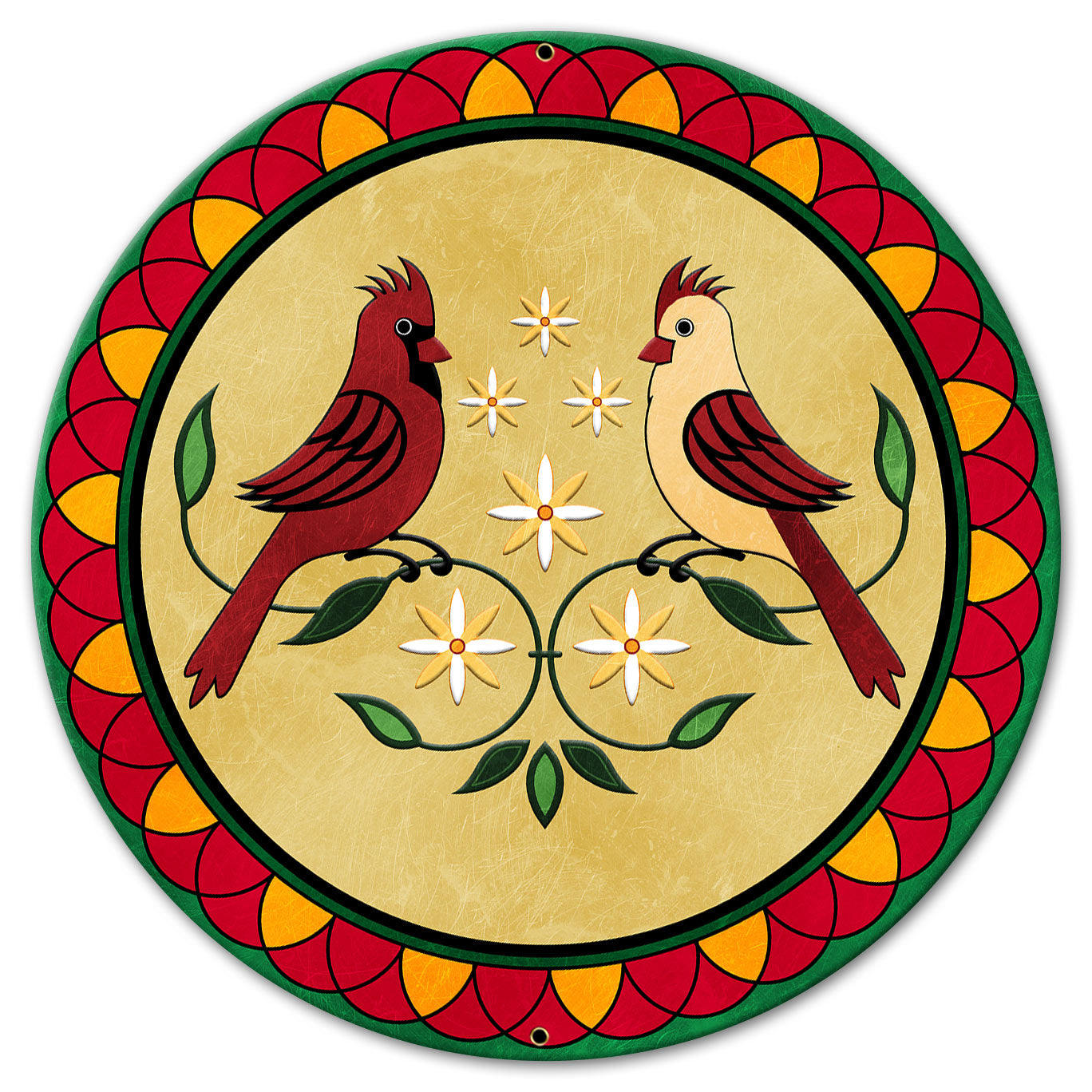 APC387 - BIRD HEX SIGN - PLASMA