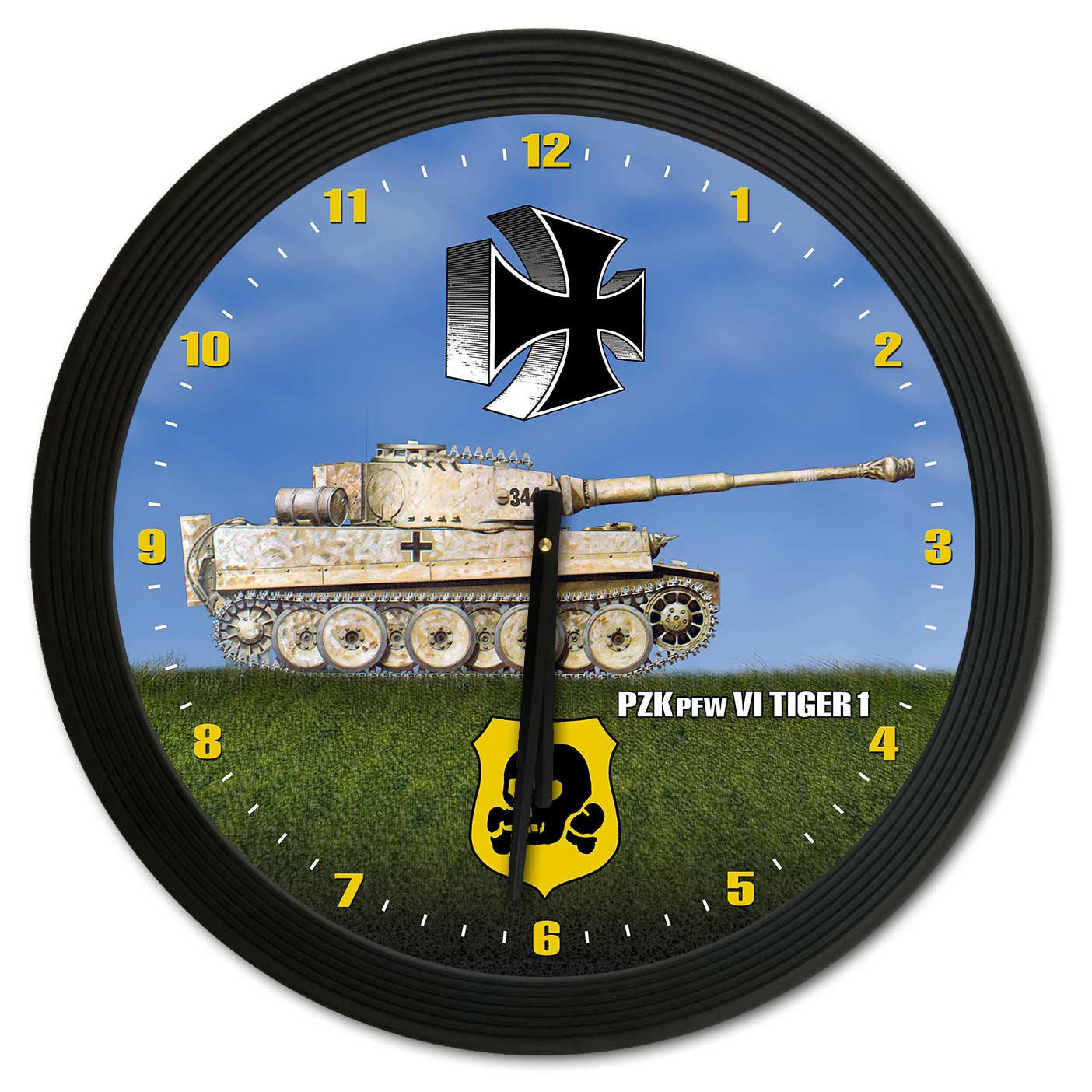 Tiger Tank Clock