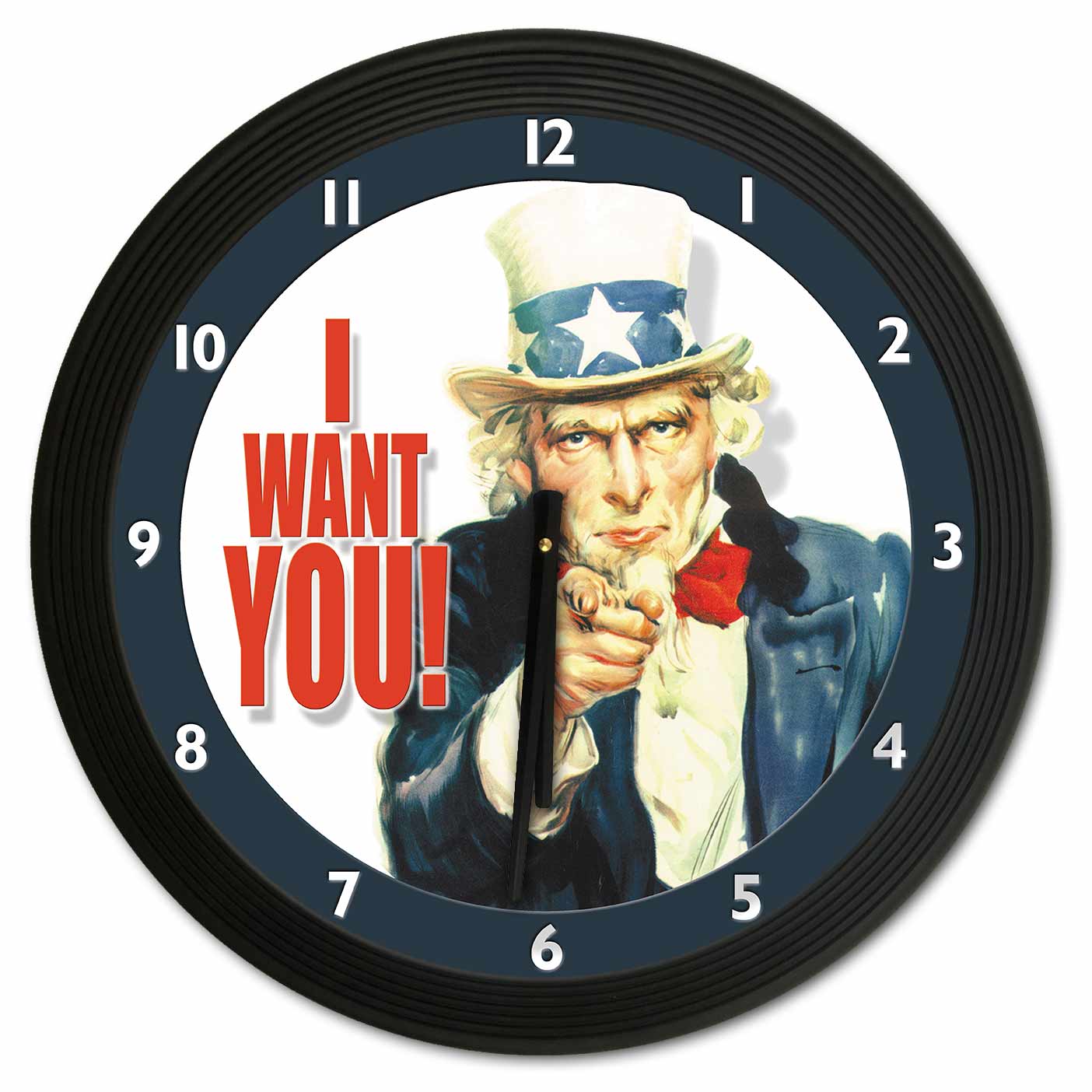 Uncle Sam 18 X 18 Clock