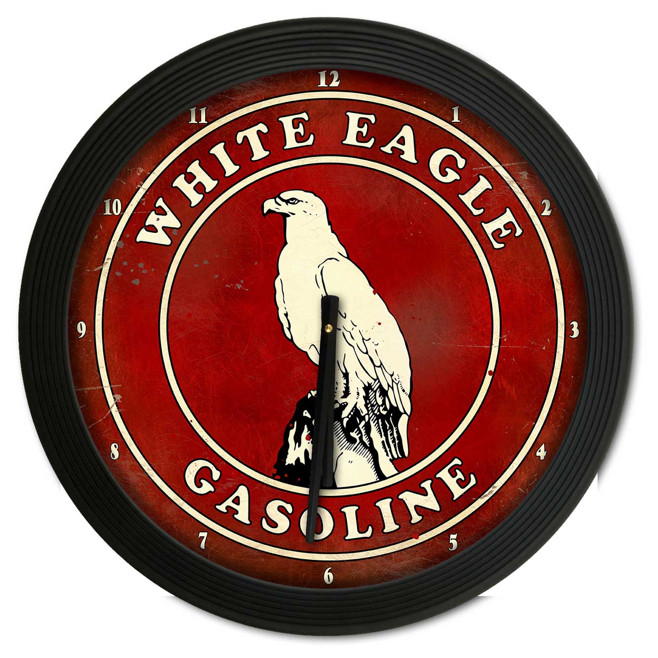 White Eagle Gasoline 18 x 18 Clock