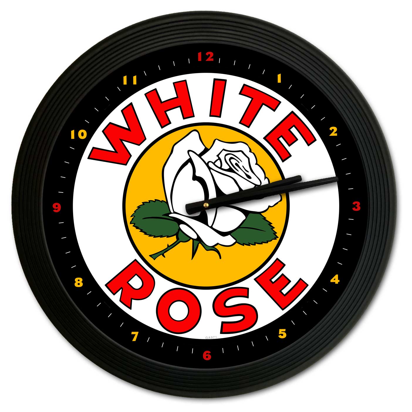 White Rose Gasoline Clock