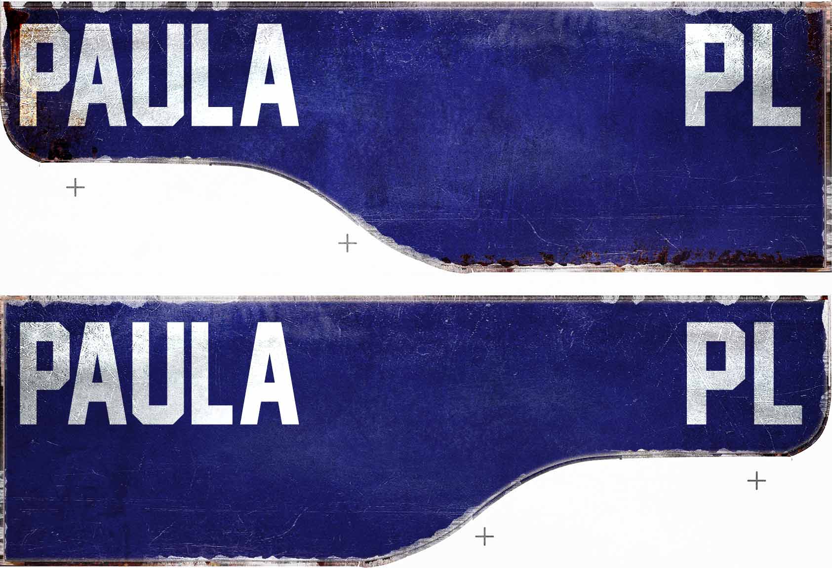 CCC109 - ST SIGN PAULA PL DOUBLE SIDED