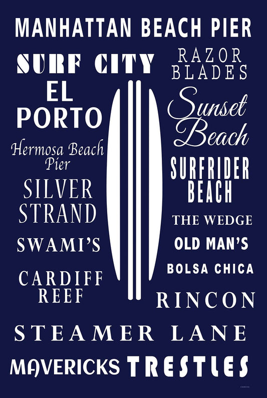 CHR955 - MANHATTAN SURFBOARD SURFSPOTS