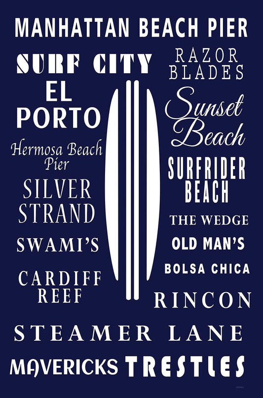 CHR962 - MANHATTAN SURFBOARD SURFSPOTS