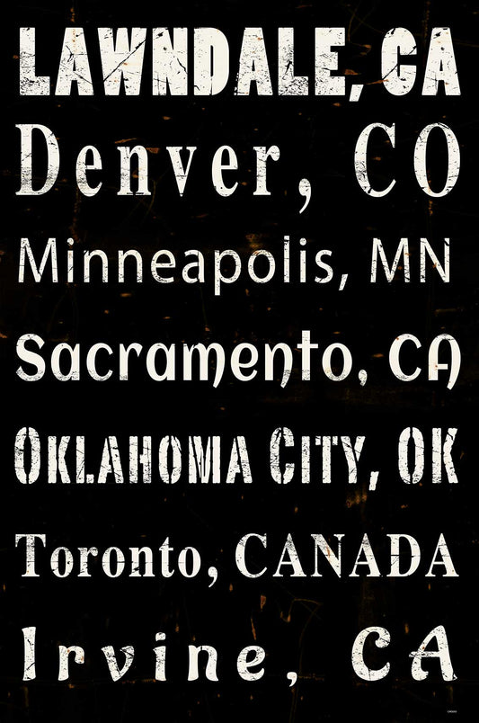 CMD093 - LAWNDALE BLACK WHITE