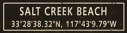 CMD105 - SALT CREEK COORDINATES
