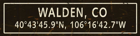 CMD148 - WALDEN COORDINATES