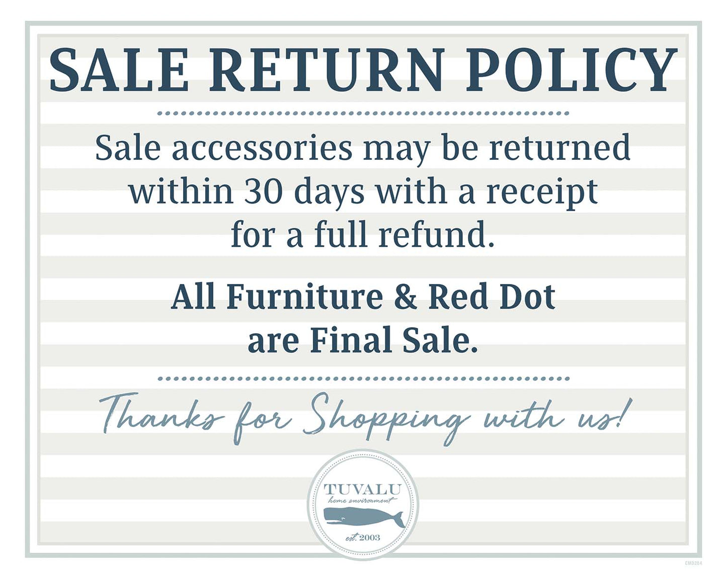 CMD264 - TUVALU SALE