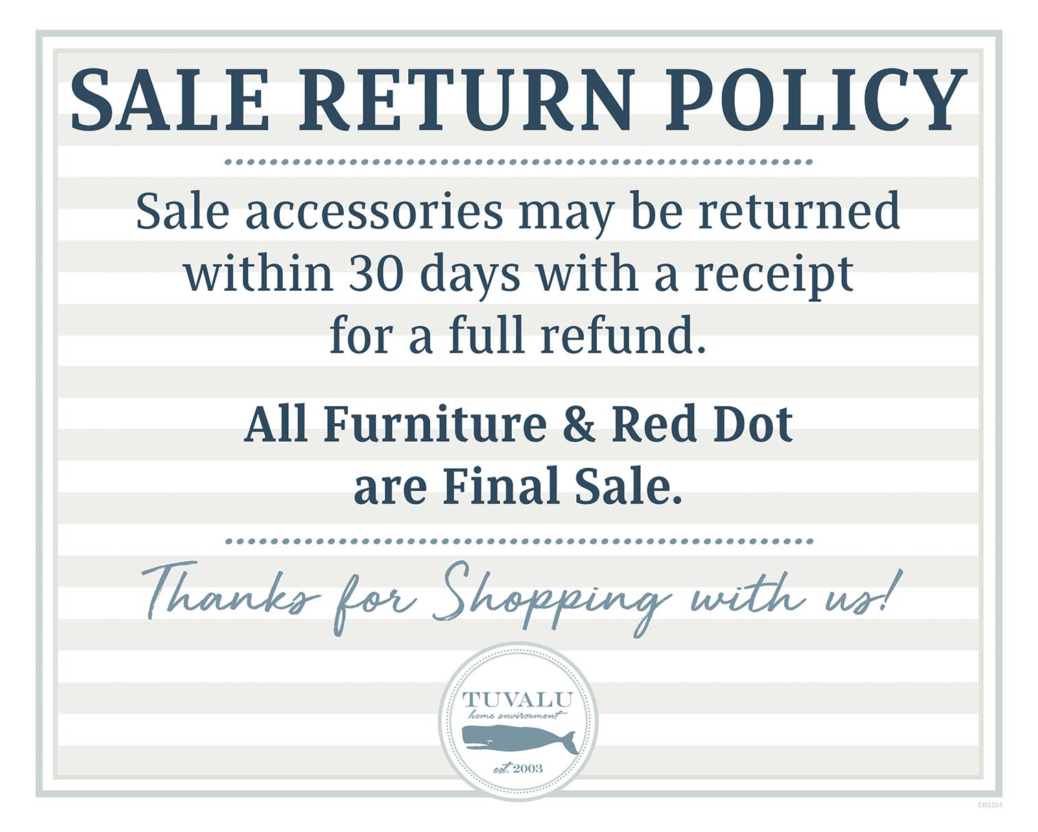 CMD264 - TUVALU SALE