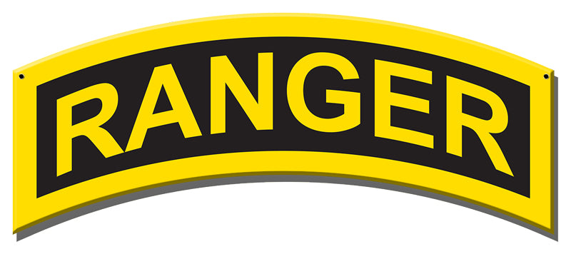ARMY RANGER INSIGNIA Vintage Sign - PLASMA