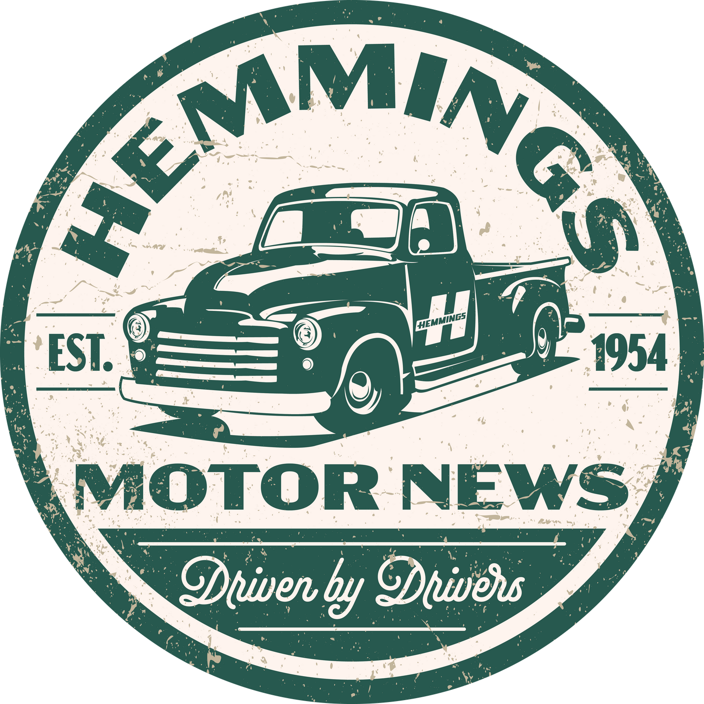 HEMMINGS MOTOR NEWS Vintage Sign 14"x14"   HMN014