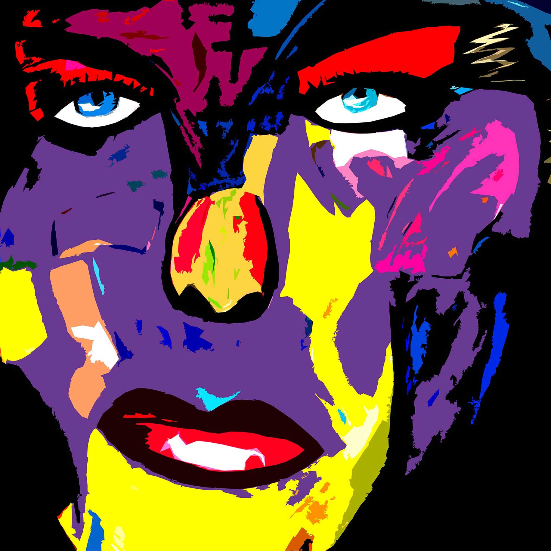 JAC094 - POP ART FACE - PLASMA