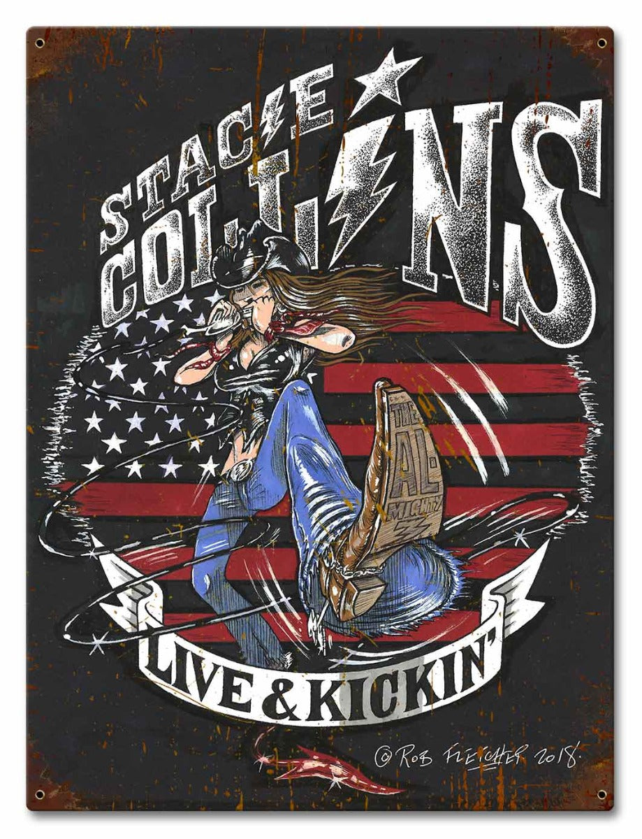 JAC136 - LIVE AND KICKIN DISTRESSED - PLASMA