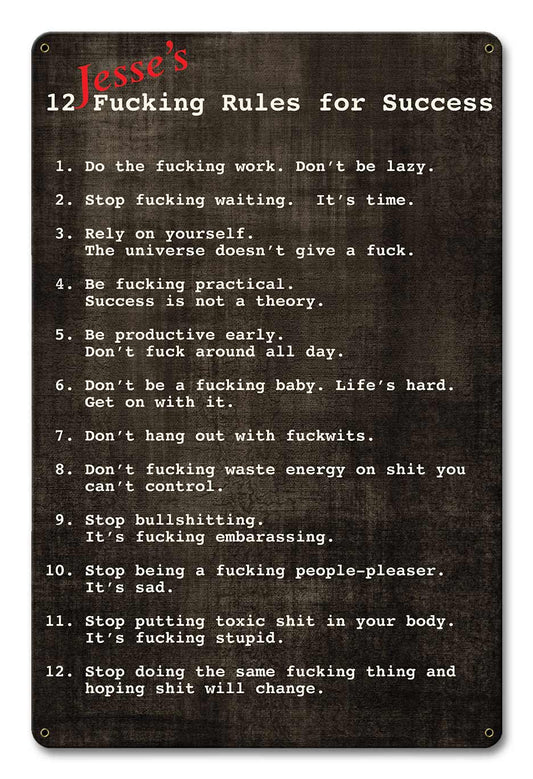 JAC160 - 12 RULES FOR SUCCESS