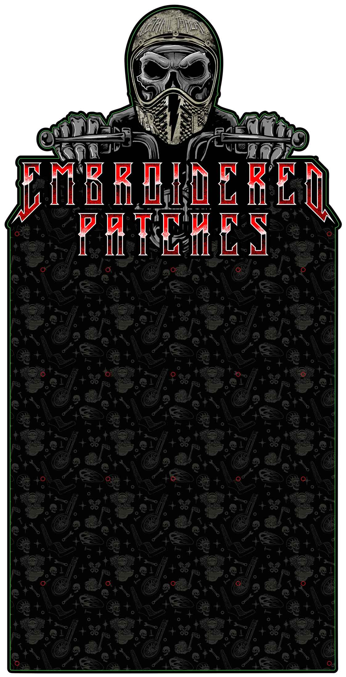 LETH277 - PATCHES METAL DISPLAY - PLASMA