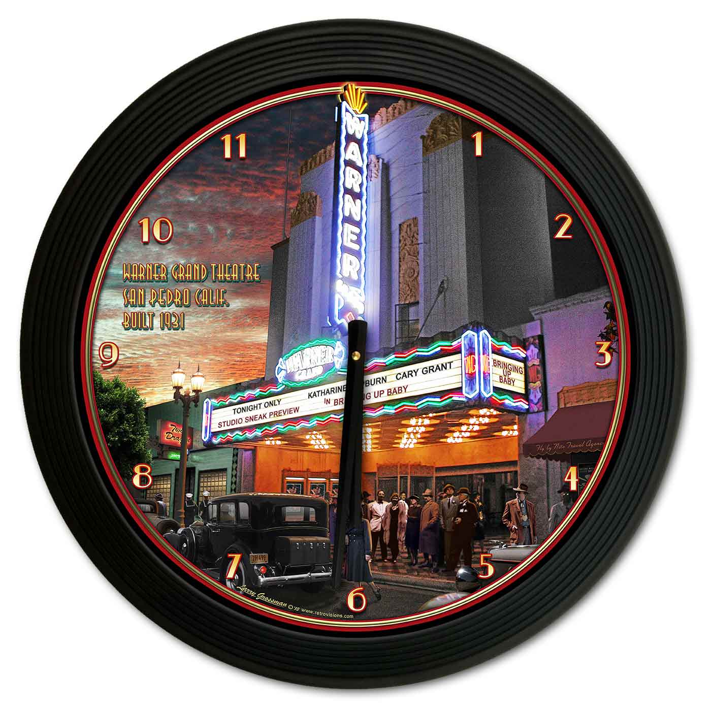 Warner G 18 X 18 Clock