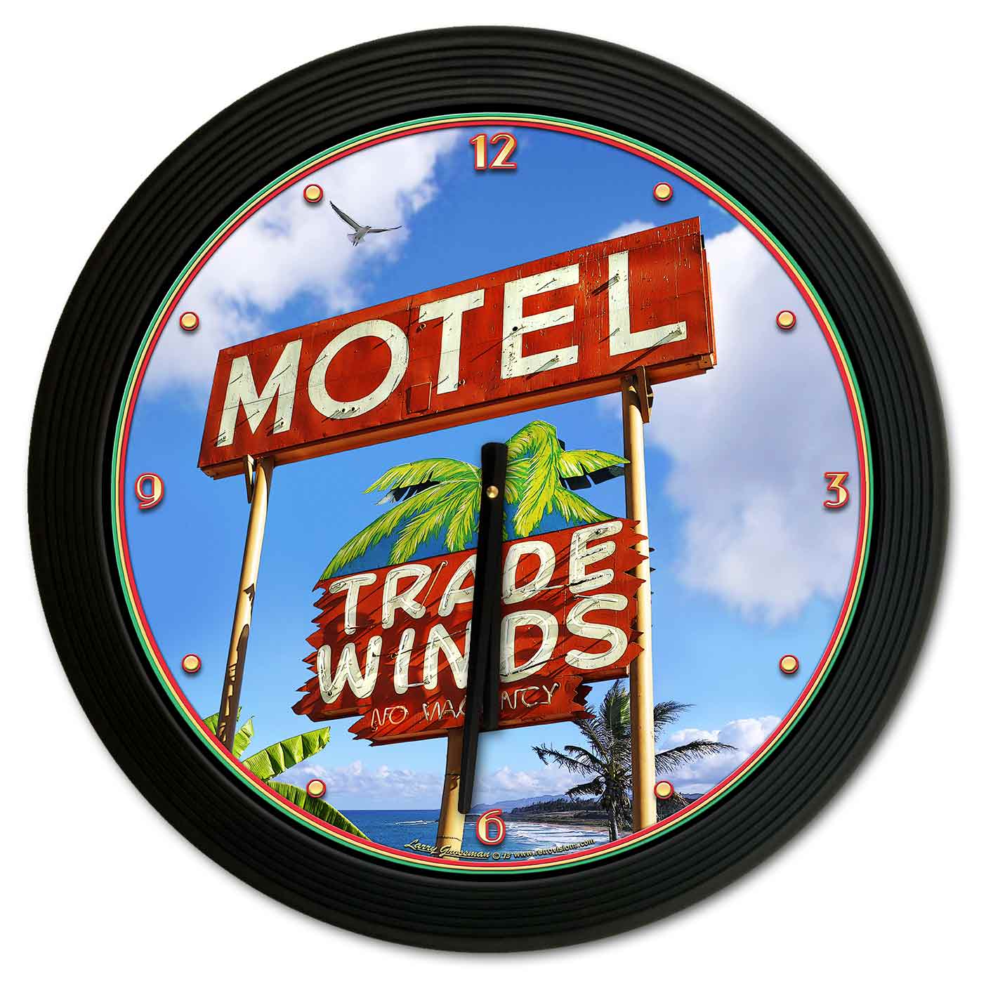 Trade Winds Motel 18 X 18 Clock