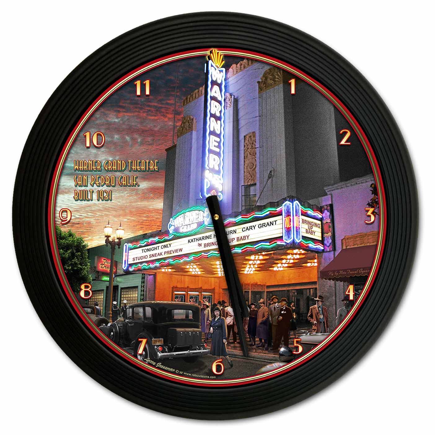 Warner Grand 18 X 18 Clock