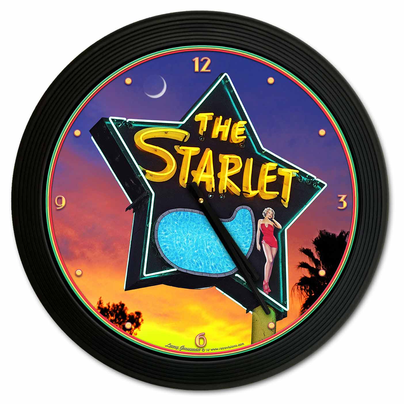 The Starlet 18 X 18 Clock