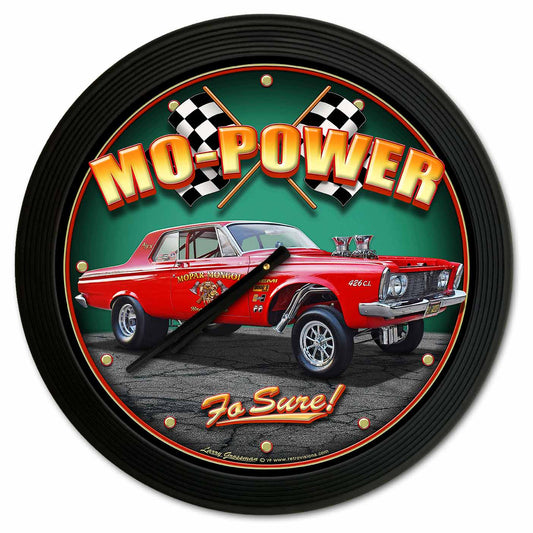 1963 Plymouth Gasser 18 X 18 Clock