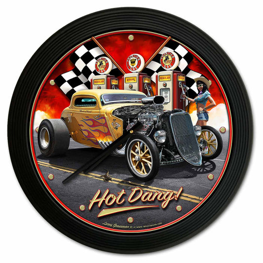 1933 Hot Dang 18 x 18 Clock