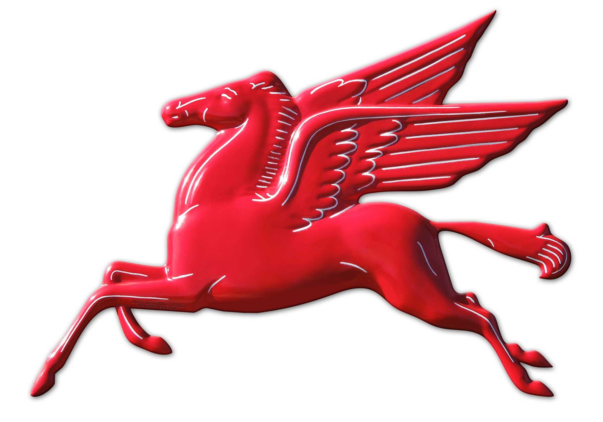 Pegasus Neon Sign 36 x 25 Custom Shape