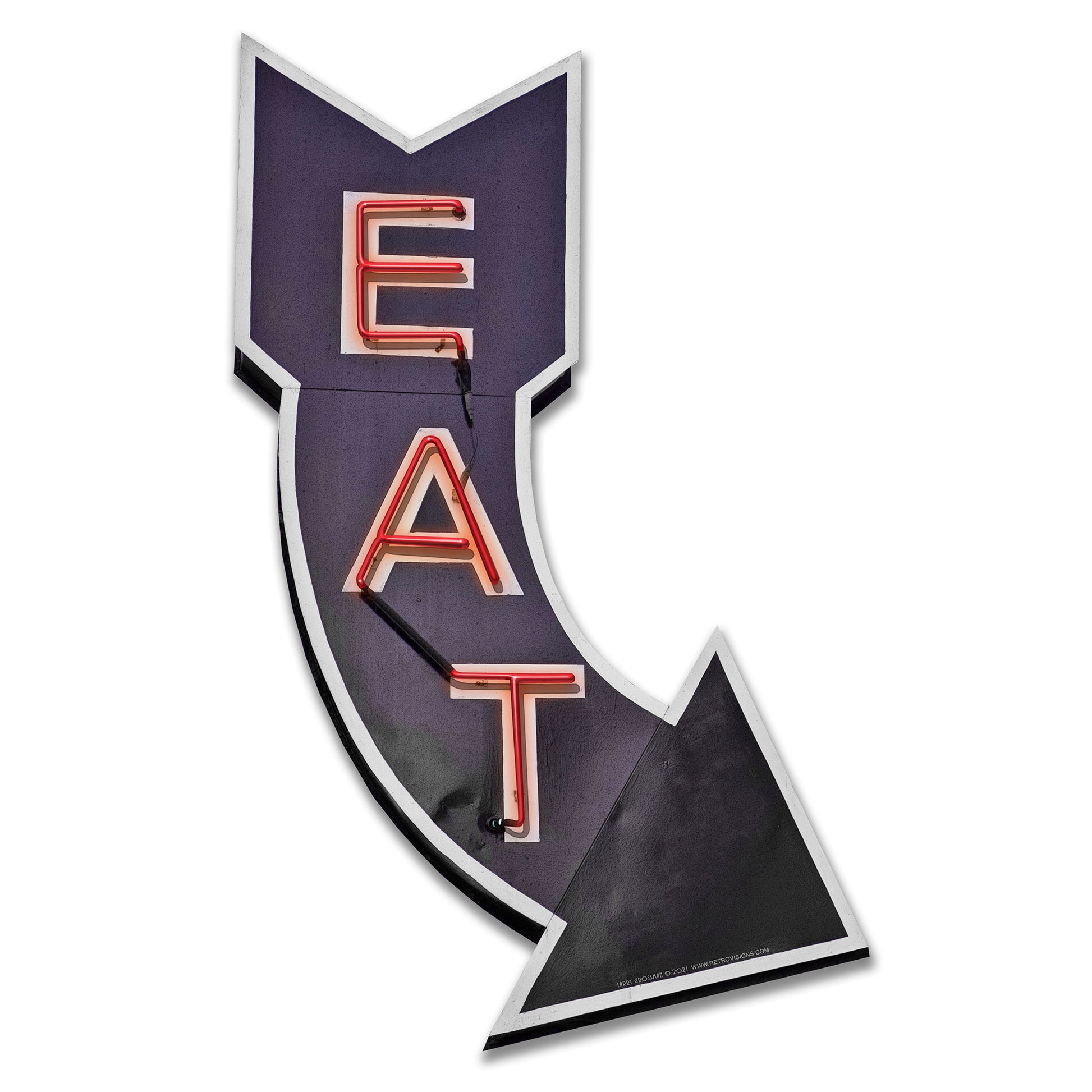 EAT Sign 10 x 16 Custom Shape