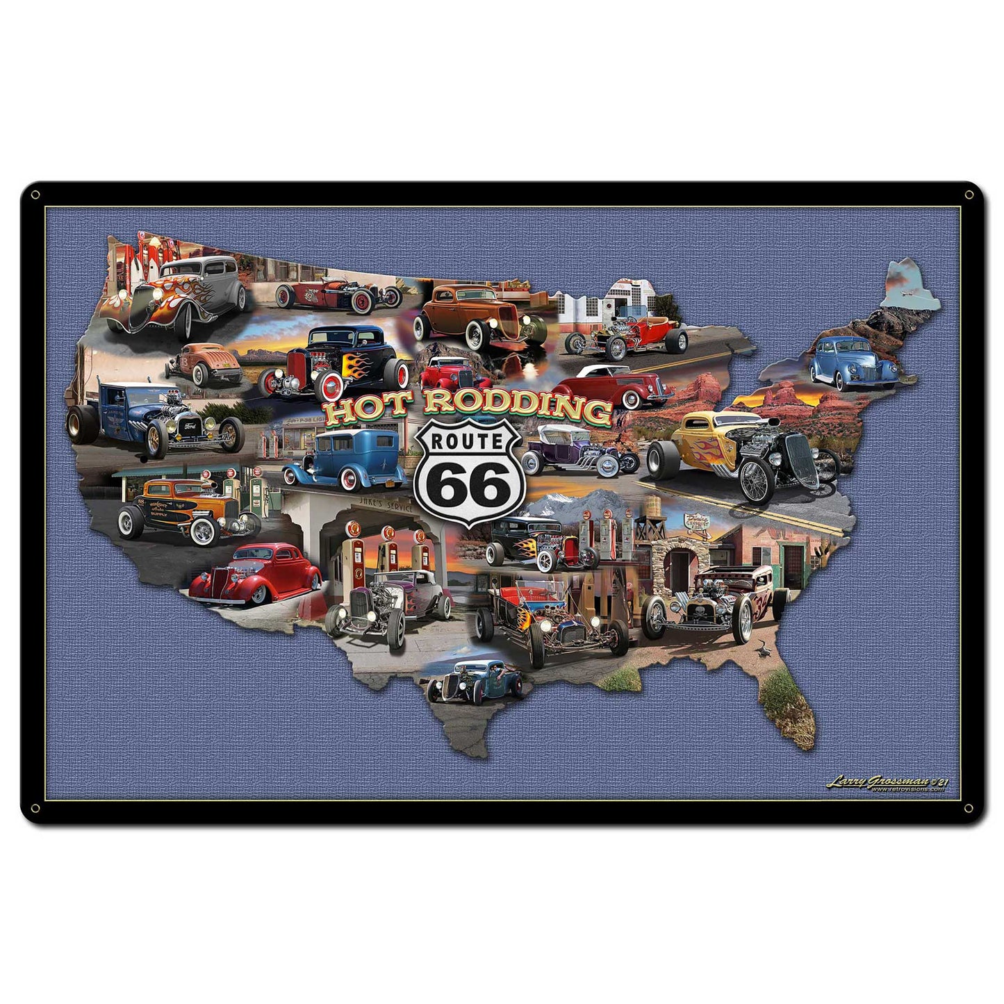 NORTHRUP ALPHA MAP 24 x 16 Satin
