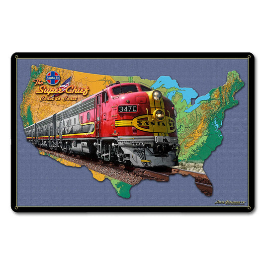 NORTHRUP ALPHA MAP 18 x 12 Satin