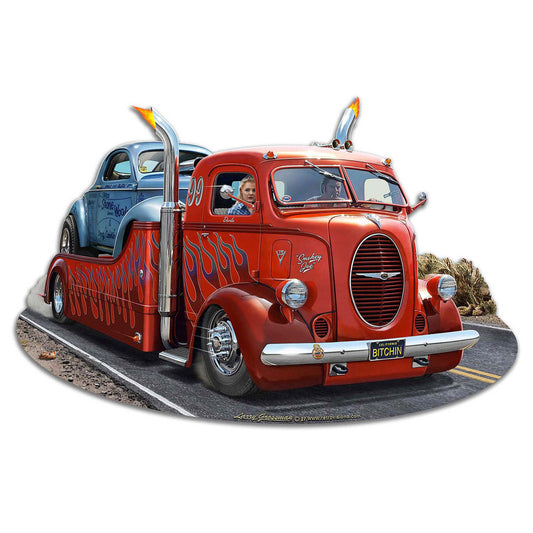 1939 FORD TRUCK SHIELD 16 x 15 Custom Shape