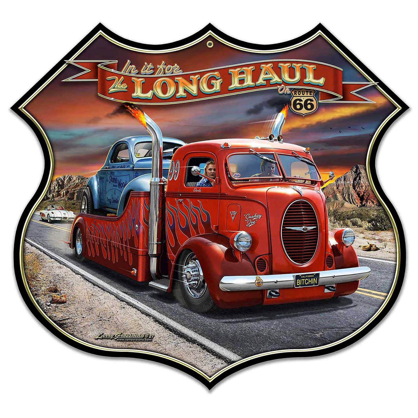 1939 FORD TRUCK SHIELD 18 x 17 Custom Shape