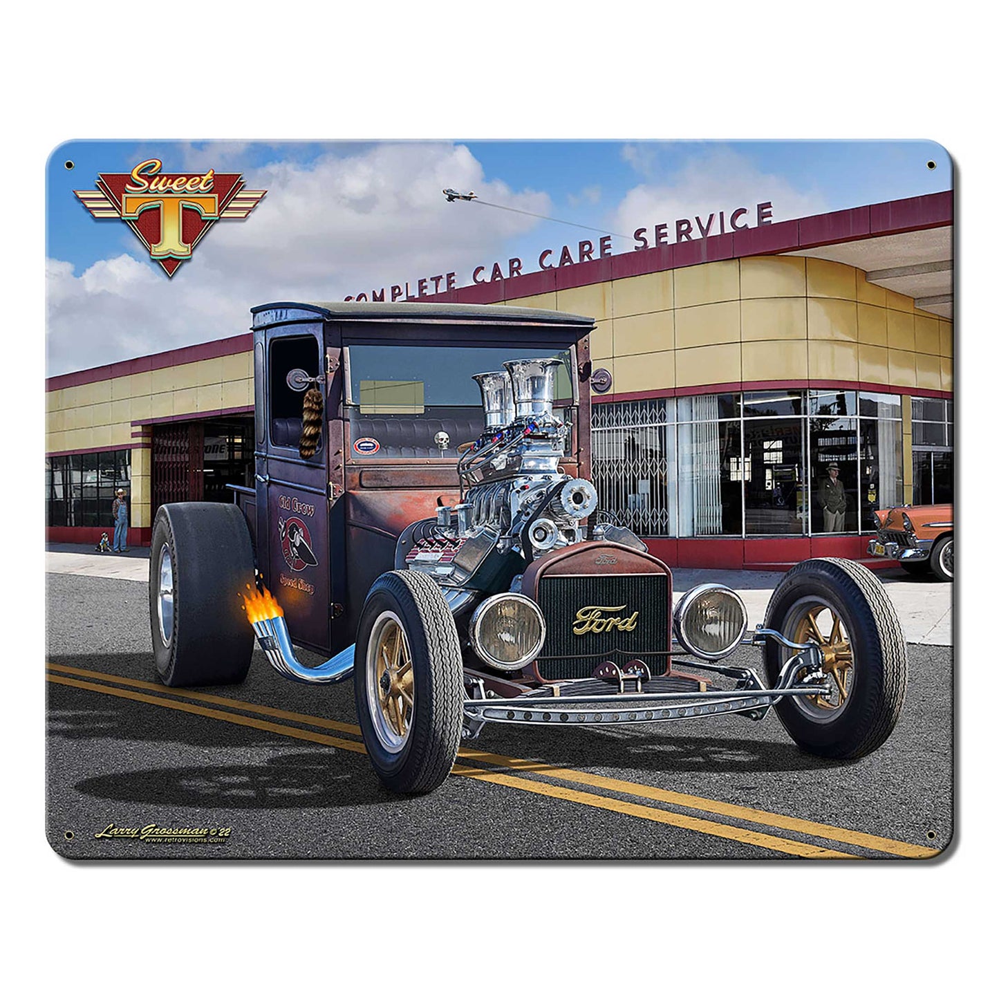 1926 T-Truck 30 X 24 vintage metal sign