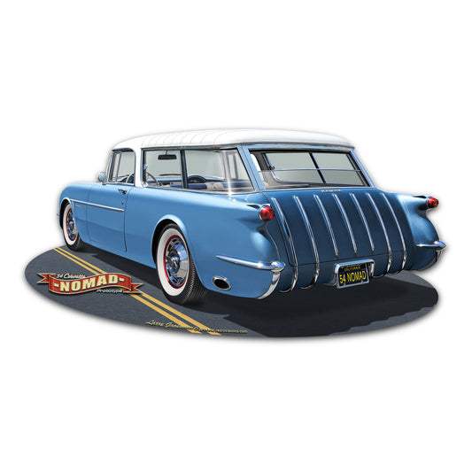 Nomad 18 X 9 vintage metal sign