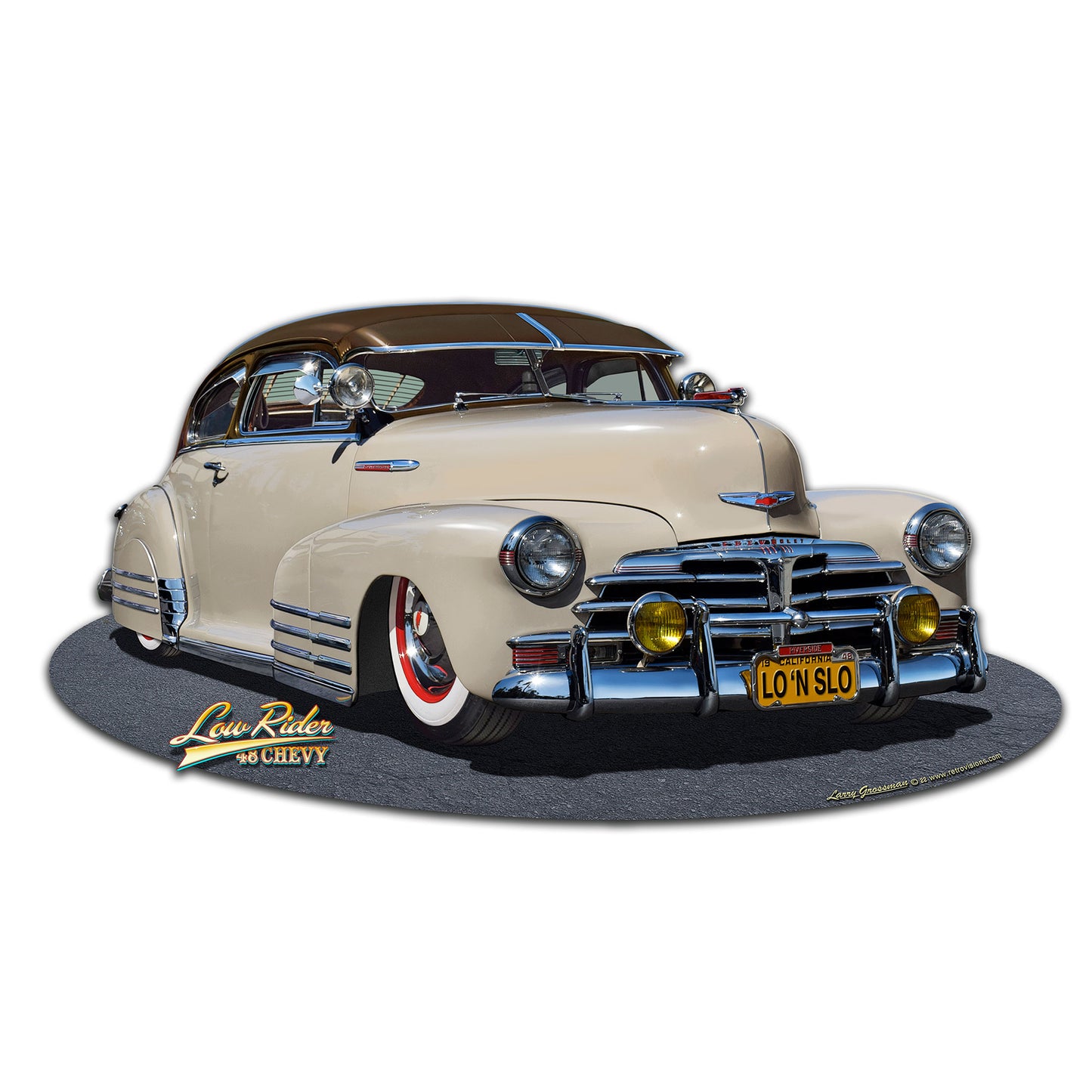 1948 Chevy Lowrider 18 X 9 vintage metal sign