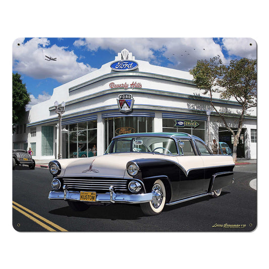 Beverly Hills Ford Metal Sign 30in X 24in 