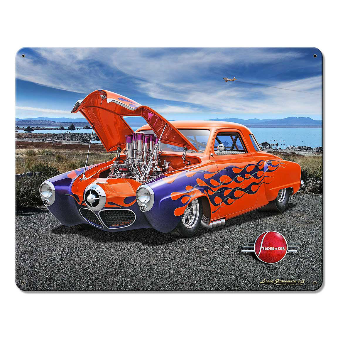 1950 Stude Gasser Metal Sign 30in X 24in 