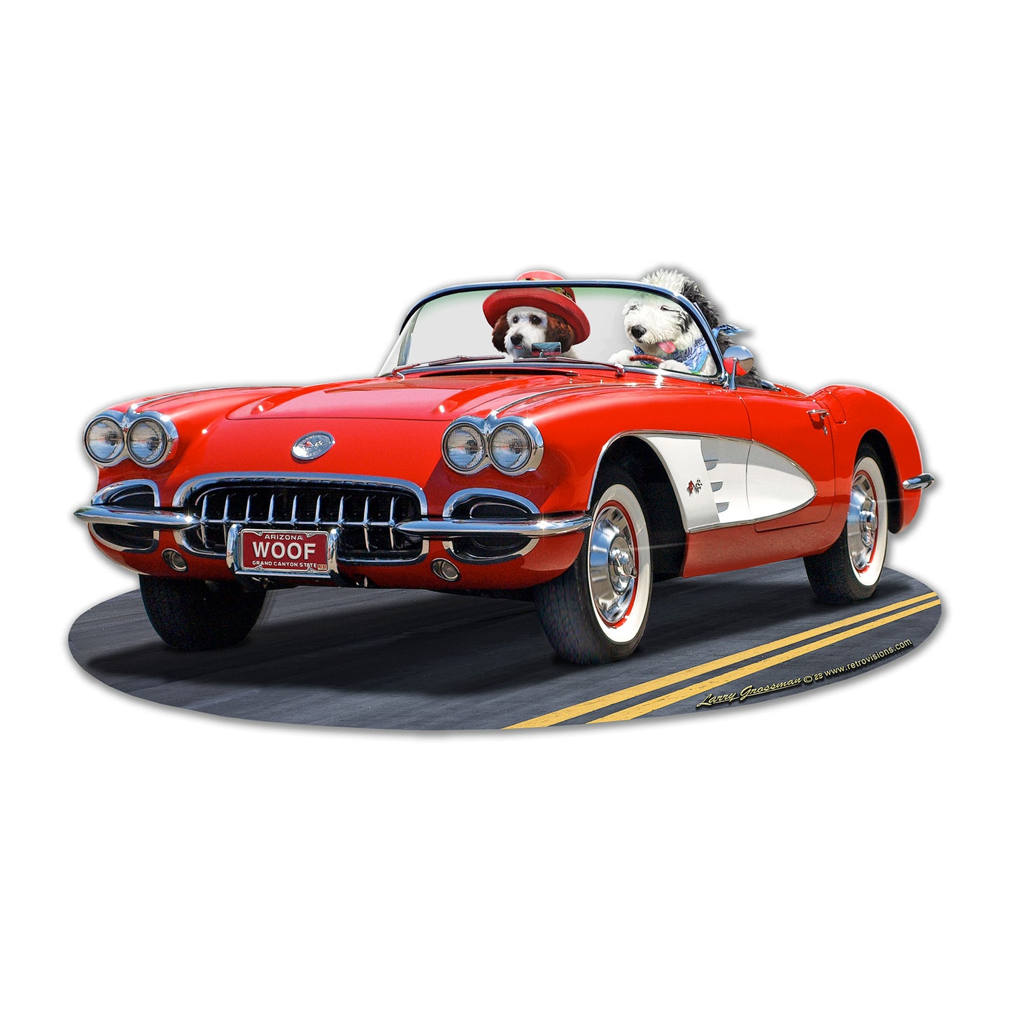 LGC412 - Bone In USA Vette