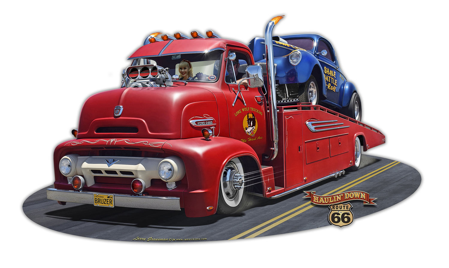 LGC526 - FORD TRUCK HAULIN WILLYS