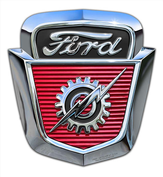 LGC530 - 50s FORD TRUCK HOOD EMBLEM