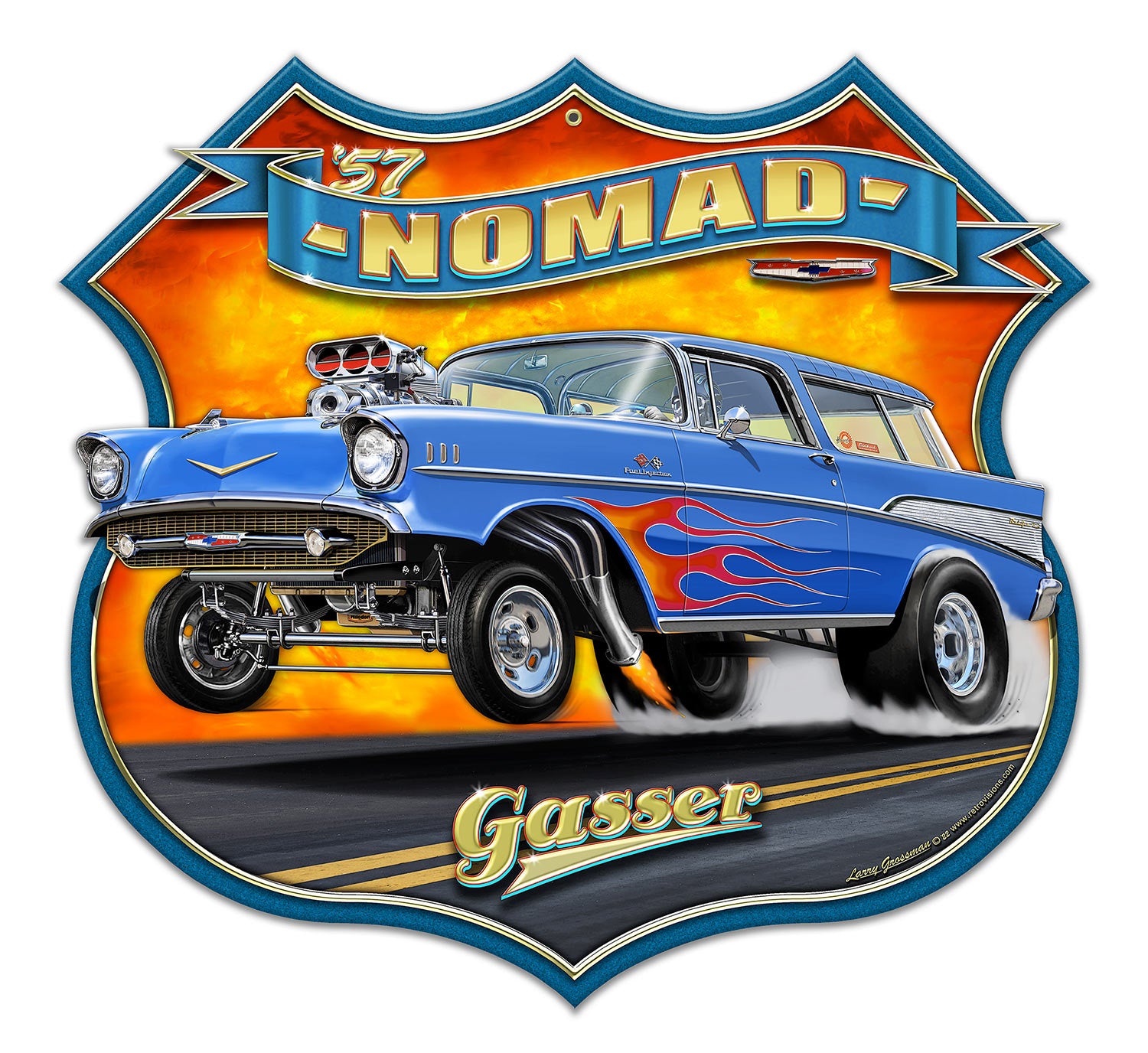 LGC562 - 1957 Nomad Gasser Shield