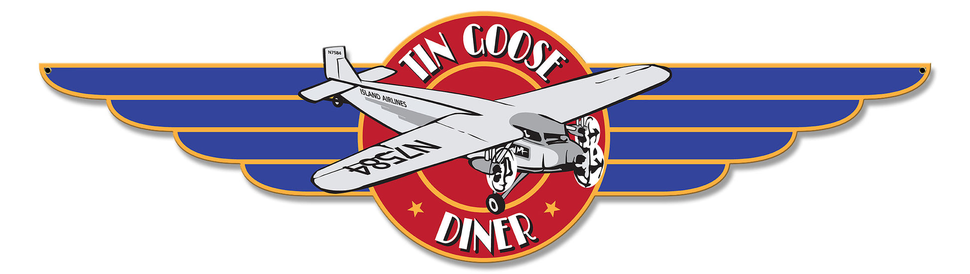 LIAM005 - TIN GOOSE DINER WITH WINGS - PLASMA