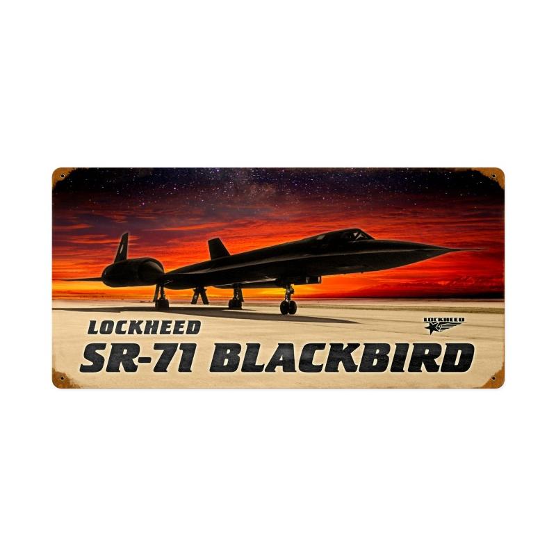 SR-71 Blackbird Vintage Sign - PLASMA